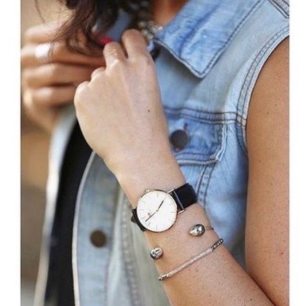 Stella & Dot Pearl Spiked Cuff Bracelet